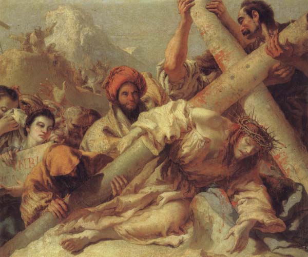 Christ Falls on the Road to Calvary